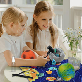 PIBEX Gemstone Dig Kit Rock samples: real minerals for identification and discussion.