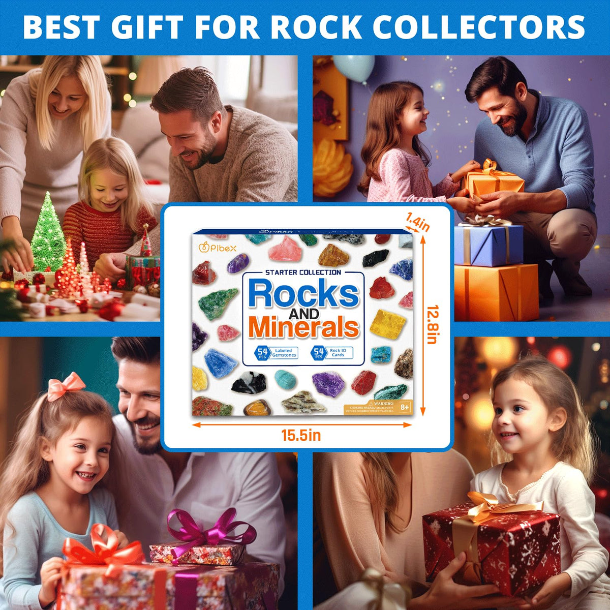 PIBEX gift-ready packaging appeals to birthdays and holidays for science lovers.