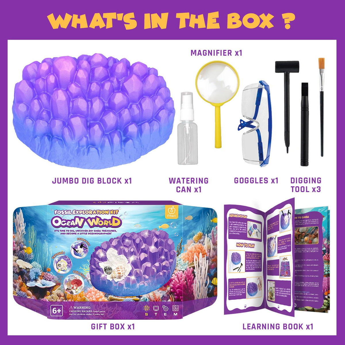 PIBEX engaging STEM toy supports exploration across ages six to twelve.