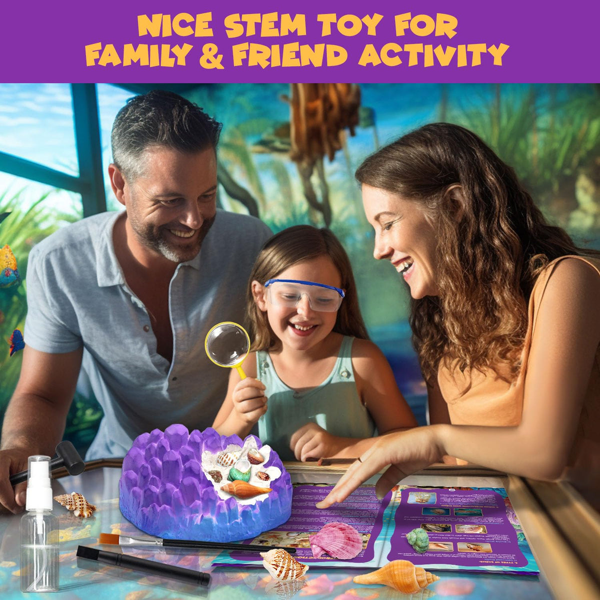 PIBEX safety goggles protect eyes during interactive learning adventures.
