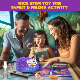 PIBEX safety goggles protect eyes during interactive learning adventures.