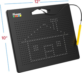 PicassoTiles 12x10 inch board angled view for comfortable drawing and learning