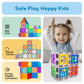 PicassoTiles BPA-free ABS plastic fits small hands safely