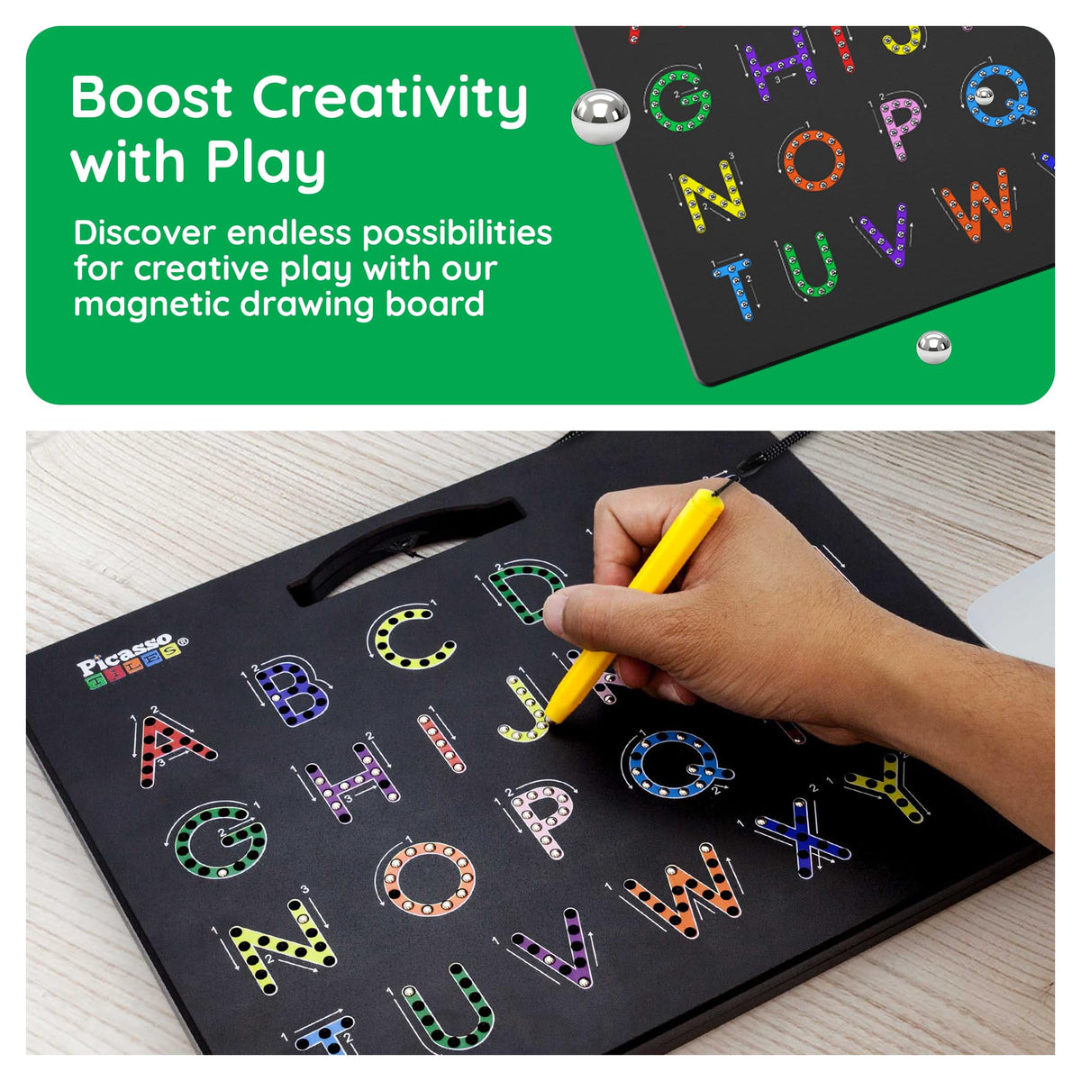 PicassoTiles BPA-free materials ensure safe, durable, child-friendly play
