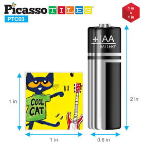 Durable BPA-free ABS plastic withstands daily use in busy play spaces