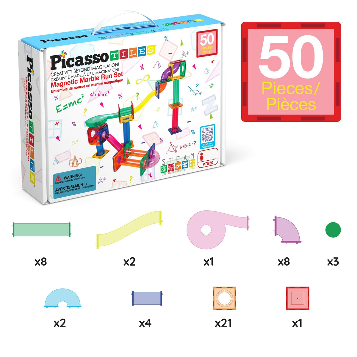 PicassoTiles gift-ready package makes a thoughtful STEM toy for ages 3 and up.