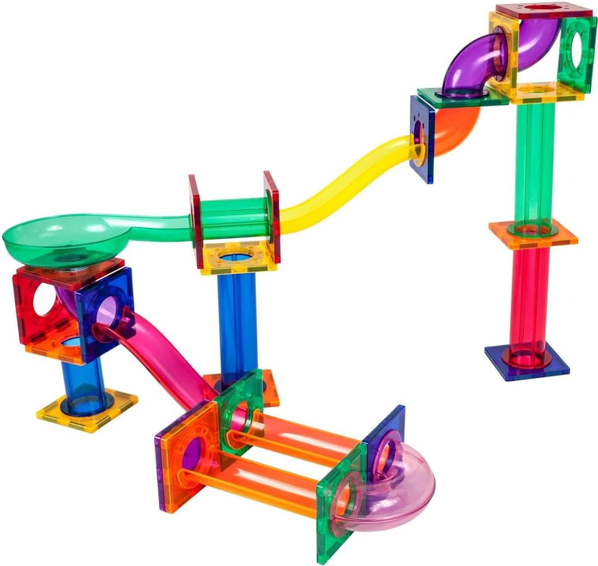 PicassoTiles marble run track for immersive problem solving and tactile play.
