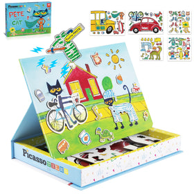 PicassoTiles Pete the Cat magnetic board: creative storytelling and hands-on play.