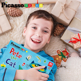 PicassoTiles Pete the Cat travel set sparks on-the-go learning.