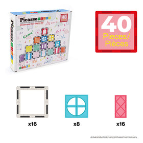 PicassoTiles STEAM learning through play with colorful magnetic tiles and shapes