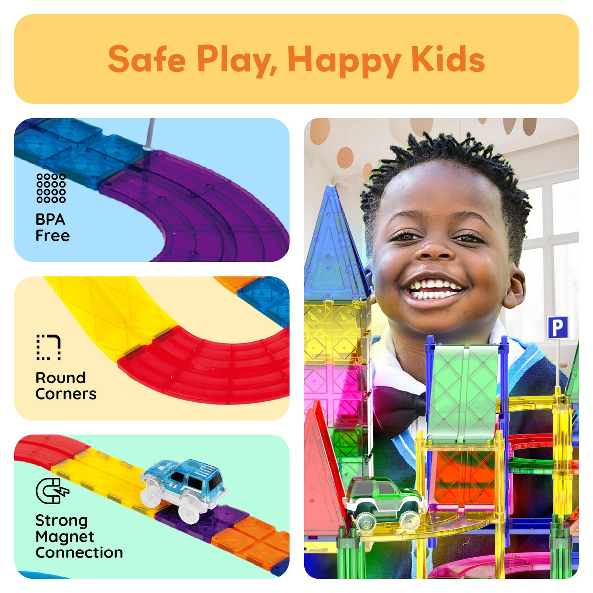 PicassoTiles STEM learning kit fosters early engineering concepts through play.