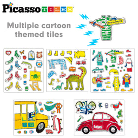 PicassoTiles Pete the Cat storytelling activity book supports narratives and STEM exploration.