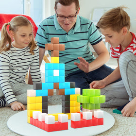 PicassoTiles colorful cubes spark tactile discovery and imaginative play.