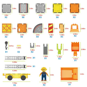 PicassoTiles 5-in-1 dump truck magnet tile invites problem solving in playtime