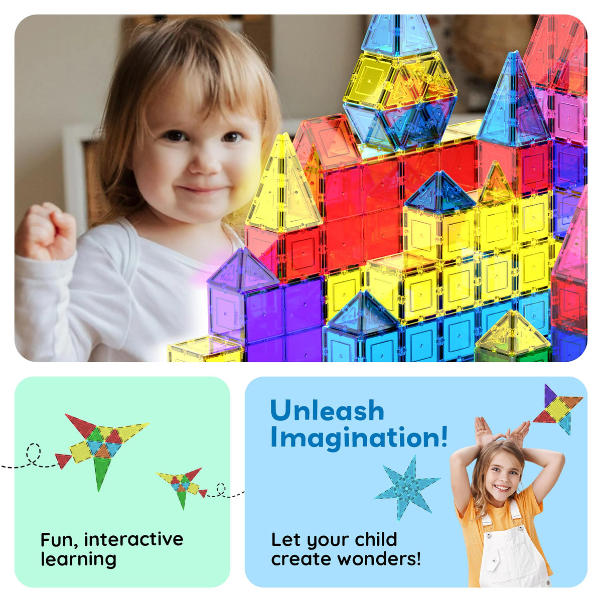 PicassoTiles beginner projects inspire confidence in young builders