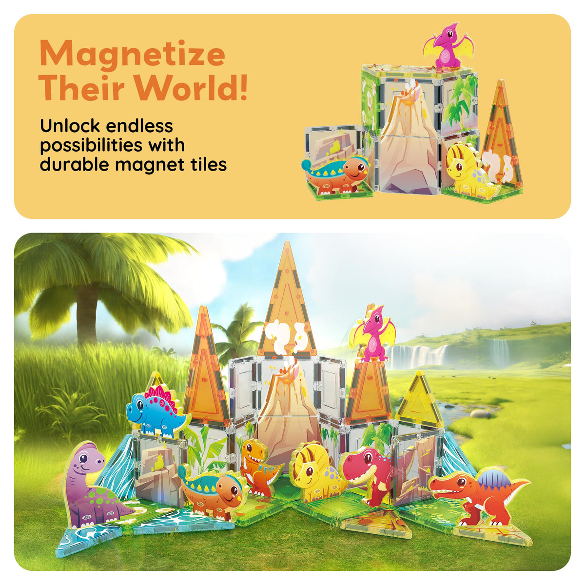 PicassoTiles BPA-free and safe rounded edges for toddlers 3+