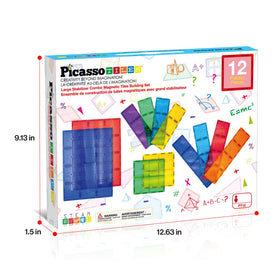 PicassoTiles classroom friendly magnetic tiles support screen free hands on learning.