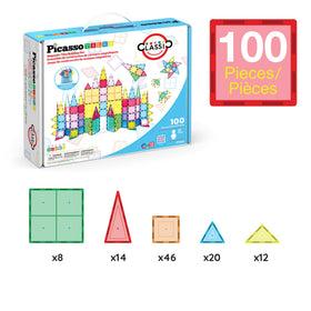PicassoTiles colorful magnetic blocks fuel imaginative play and color recognition