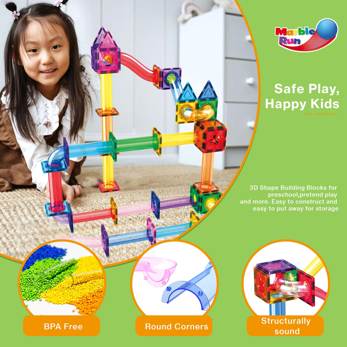 PicassoTiles color-rich track extensions spark expandable, imaginative builds