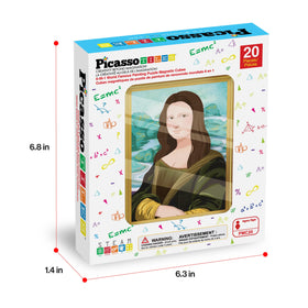 PicassoTiles display-ready puzzle pieces as room decor
