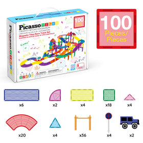 PicassoTiles durable, BPA-free materials highlight safe screen-free play that supports learning through creativity.