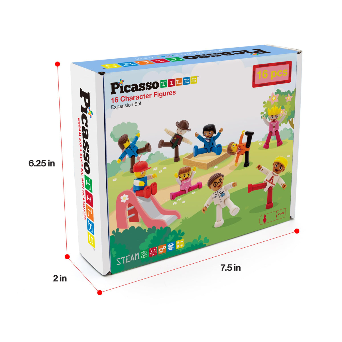 PicassoTiles durable construction stands up to energetic schoolroom and home play.