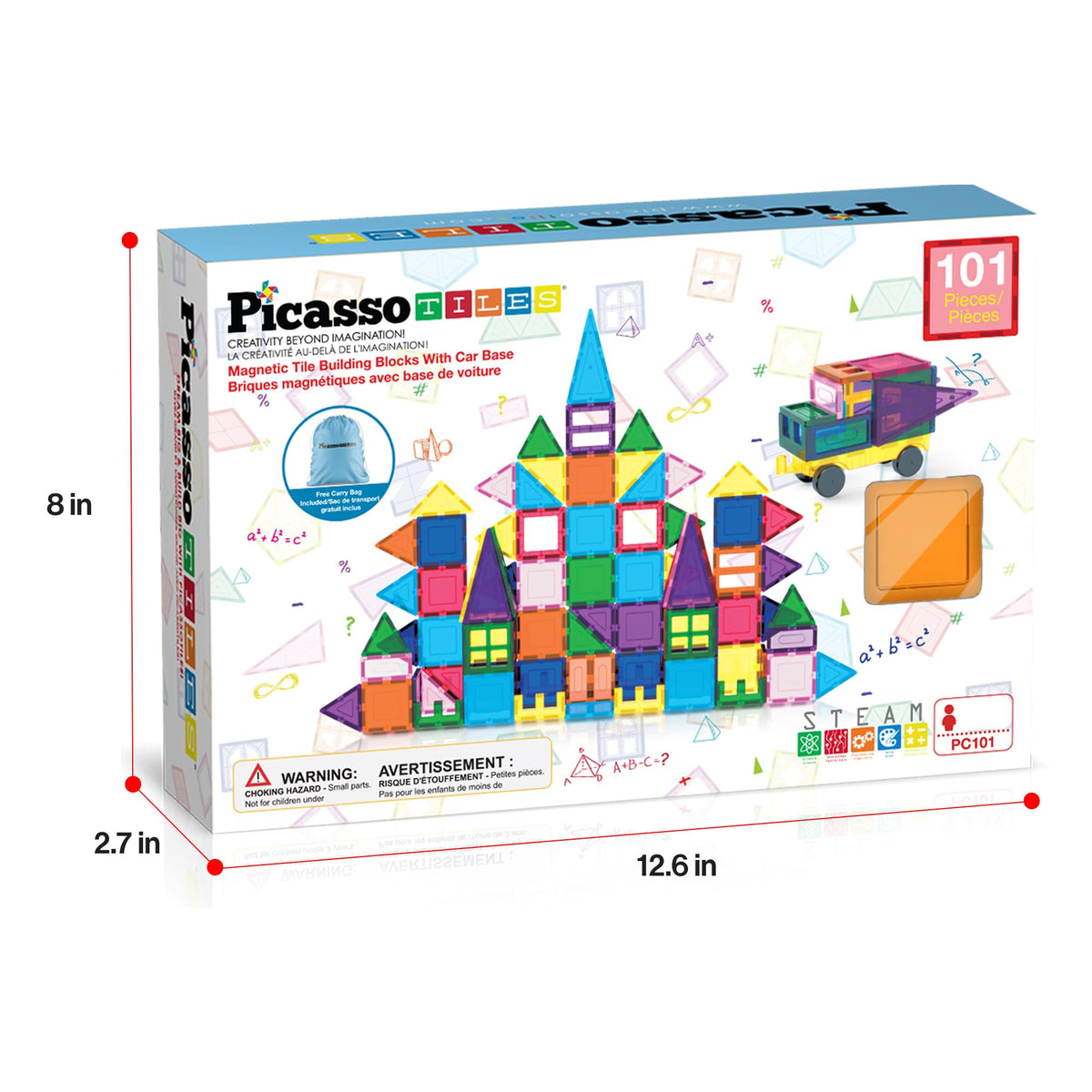 Early learning with PicassoTiles emphasizing geometry and colors