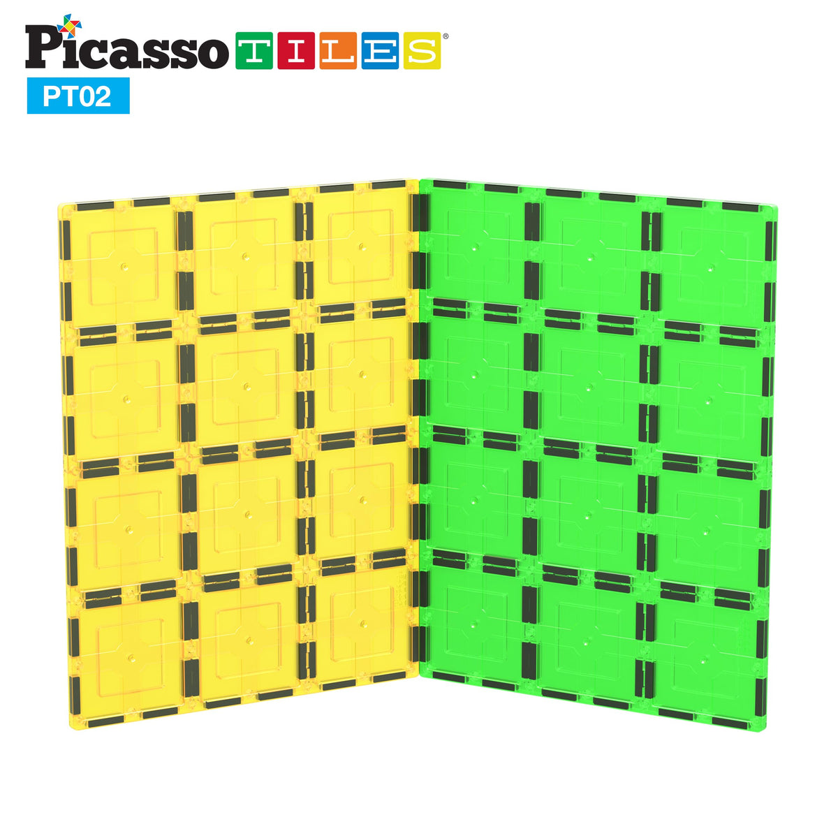 PicassoTiles foundation plate joining with tiles enables scalable taller structures