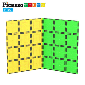 PicassoTiles foundation plate joining with tiles enables scalable taller structures