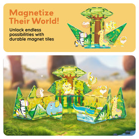 PicassoTiles gift-ready safari set for curious explorers.