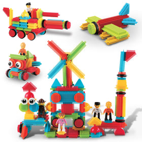 PicassoTiles Hedgehog blocks 116pc set for open-ended building fun and hands-on STEM play.