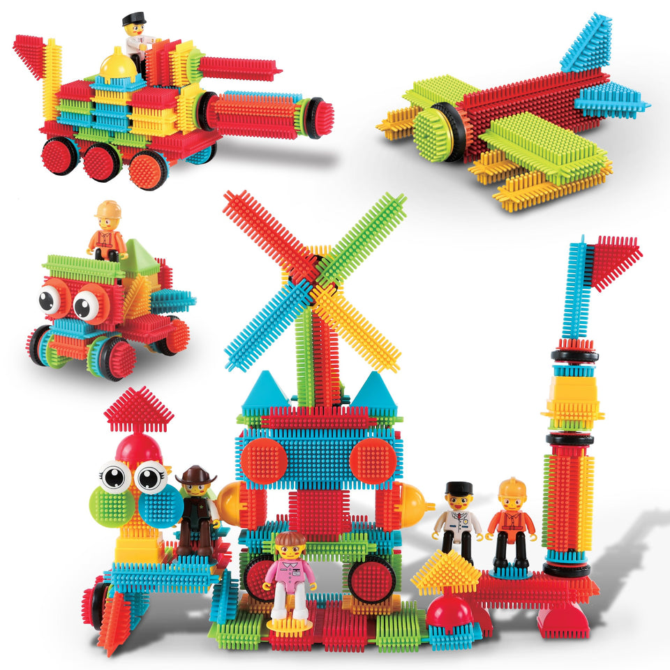 PicassoTiles Hedgehog blocks 116pc set for open-ended building fun and hands-on STEM play.