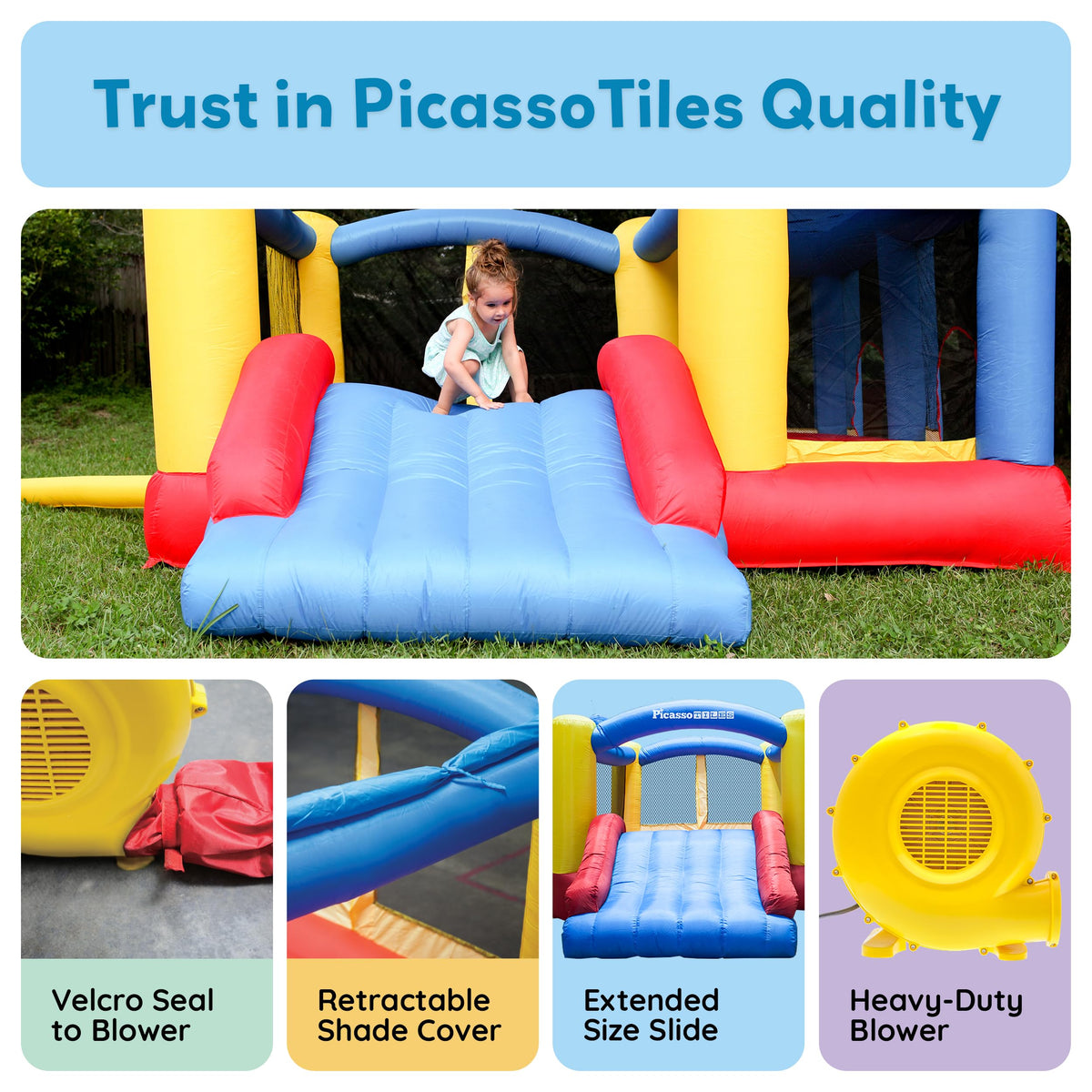 PicassoTiles KC102 large 12x10 ft play space for group fun