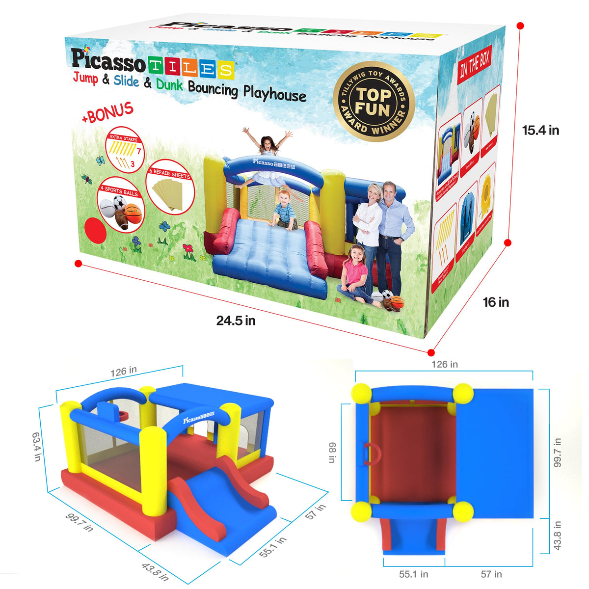 PicassoTiles KC102 family-friendly gathering for indoor and outdoor use
