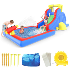 PicassoTiles KC108 inflatable slide park with splash zone for active outdoor play.