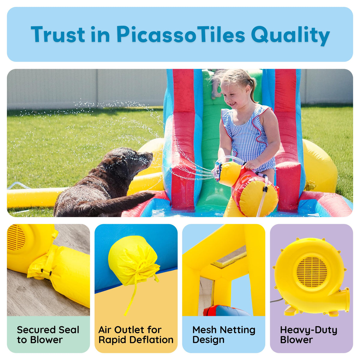 PicassoTiles KC108 outdoor summer fun for kids and families.
