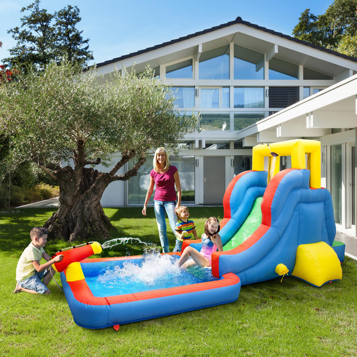 PicassoTiles KC108 pool splash zone inviting water fun and cooling relief.