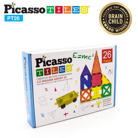 Kids enjoy group play with PicassoTiles, fostering collaboration.