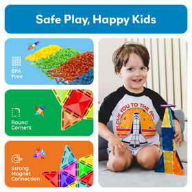 PicassoTiles mini-series compatibility expands play with other compatible kits.