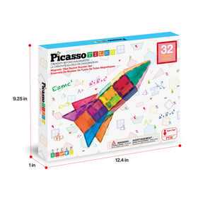 PicassoTiles open-ended design STEM play enables endless ideas for young builders.