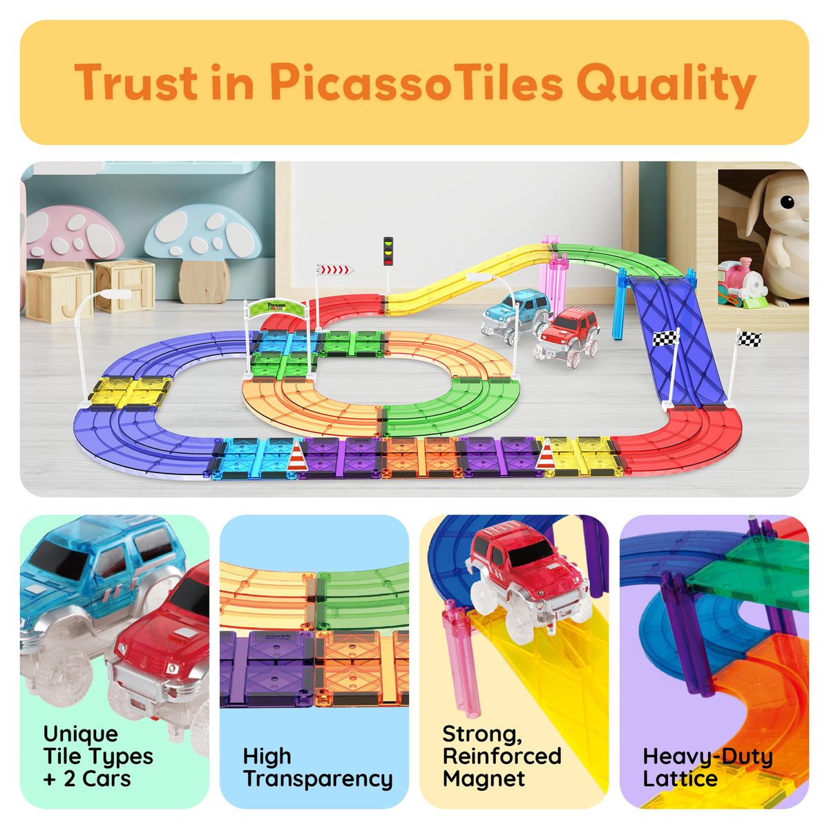 PicassoTiles playtime with friends promotes collaboration and creativity