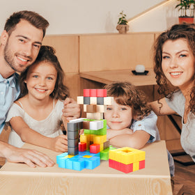 PicassoTiles PMC102 storage box keeps pieces organized after creative building sessions.