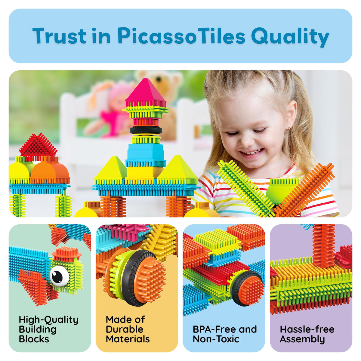 PicassoTiles portable set for travel and on-the-go creative sessions.
