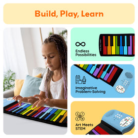 PicassoTiles recording feature lets kids save and review their tunes.
