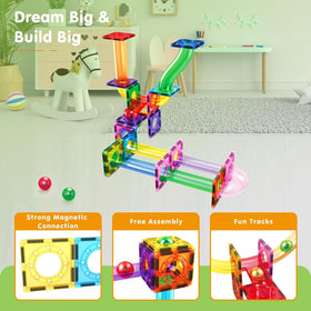 PicassoTiles BPA-free ABS plastic ensures safe, durable building blocks.