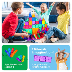 PicassoTiles safe durable ABS plastic with smooth edges for daily play.
