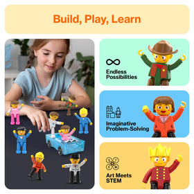 PicassoTiles non-toxic materials ensure child-safe construction.