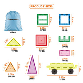 PicassoTiles safe non-toxic materials ensure worry-free creative exploration.