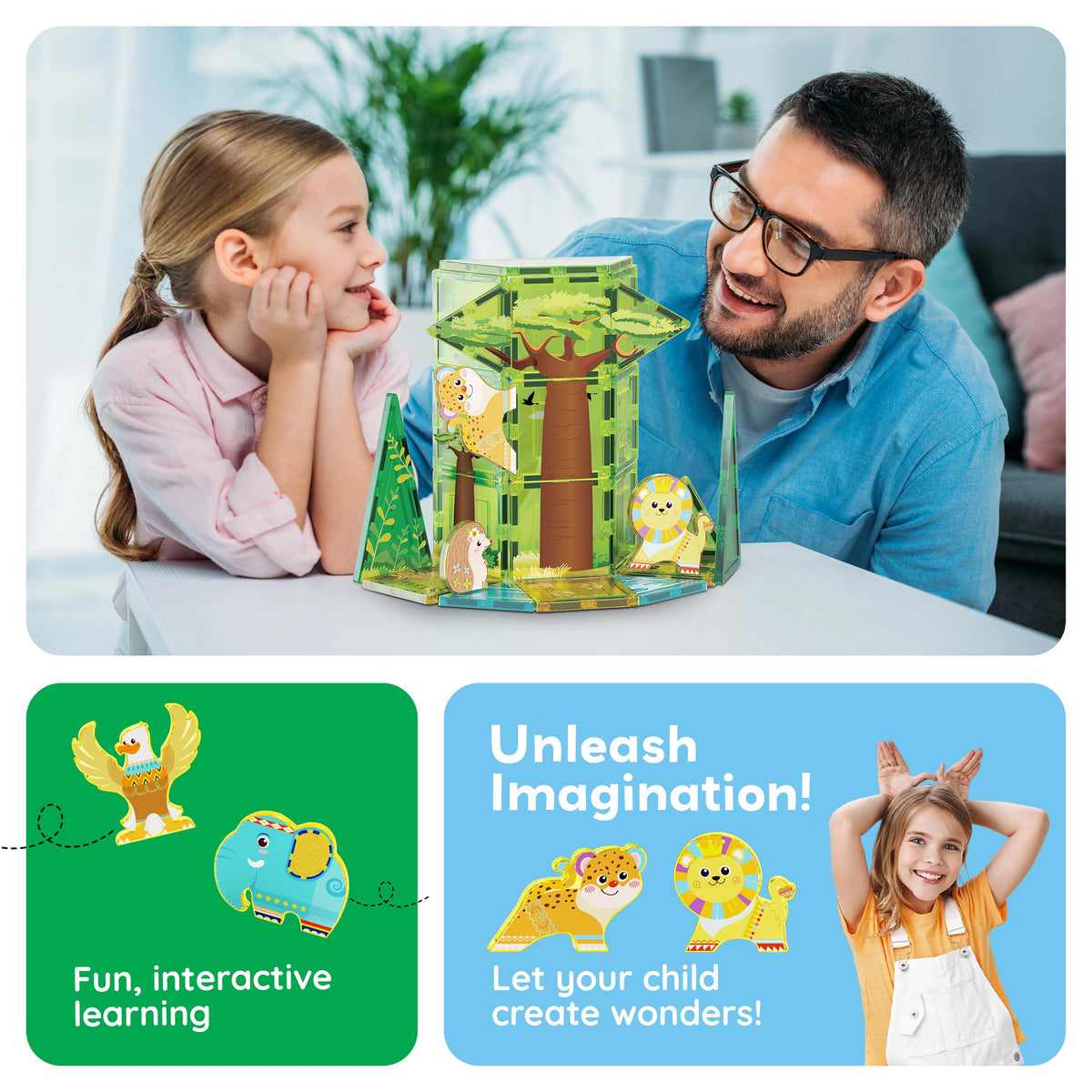 PicassoTiles STEAM-education value supports problem solving and skills.