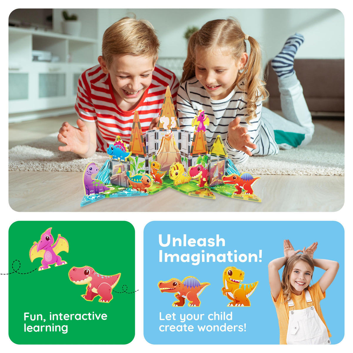PicassoTiles STEM play supports science and engineering through construction